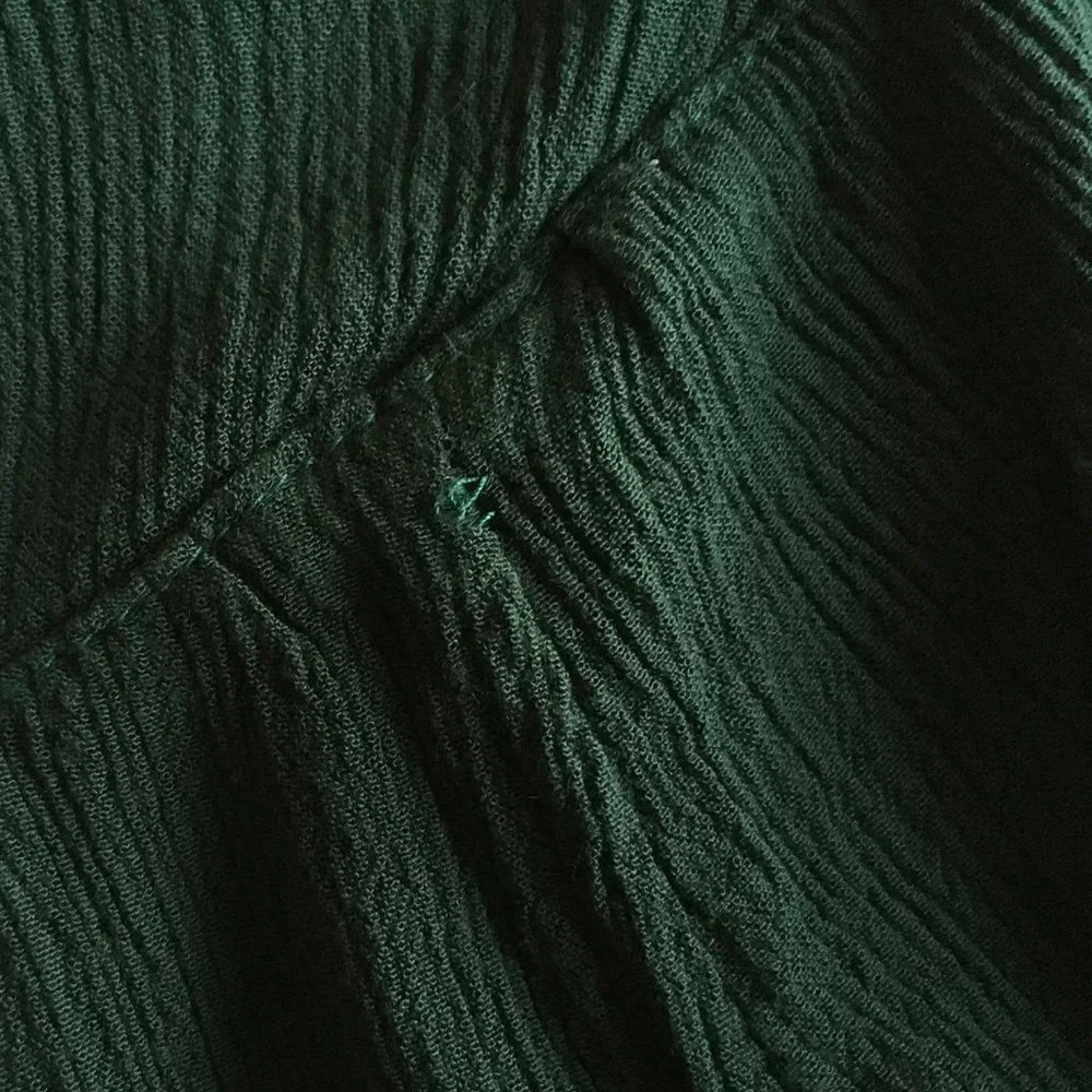 Old Navy lace-yoke crepe top XS 4-5